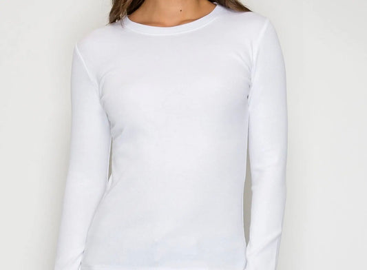 The Everyday Essential Long Sleeve - White