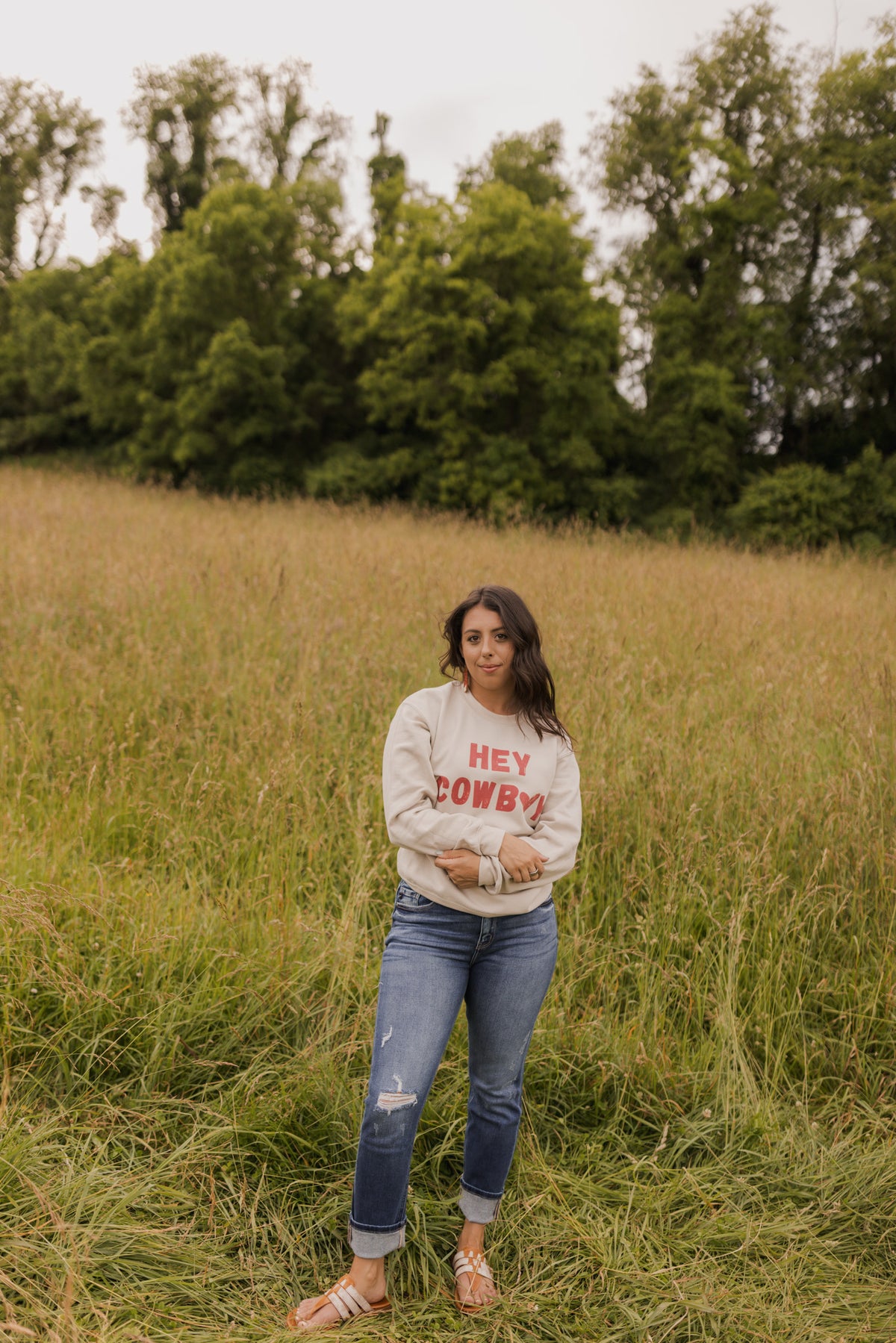 Hey Cowboy - Crewneck