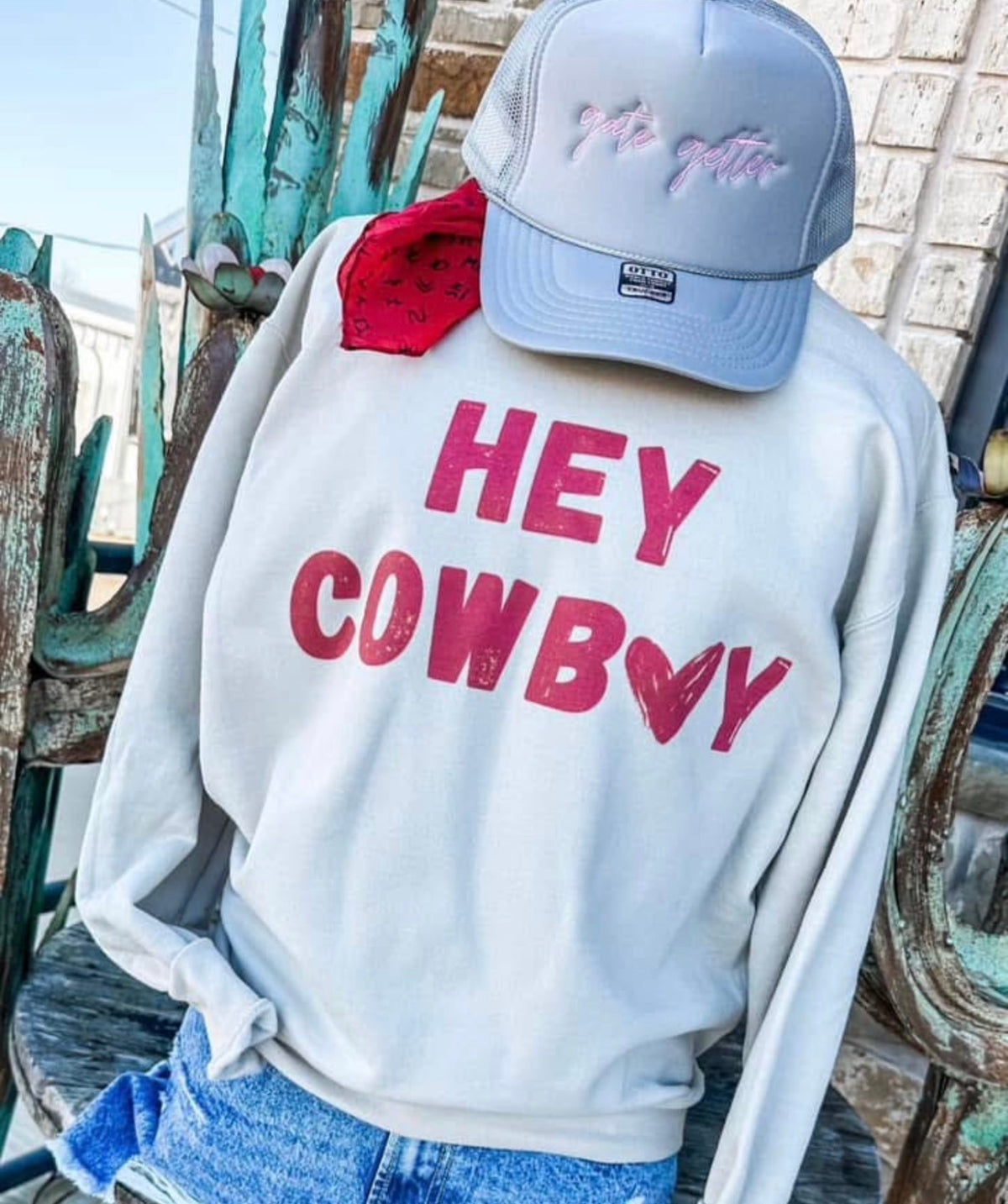 Hey Cowboy - Crewneck