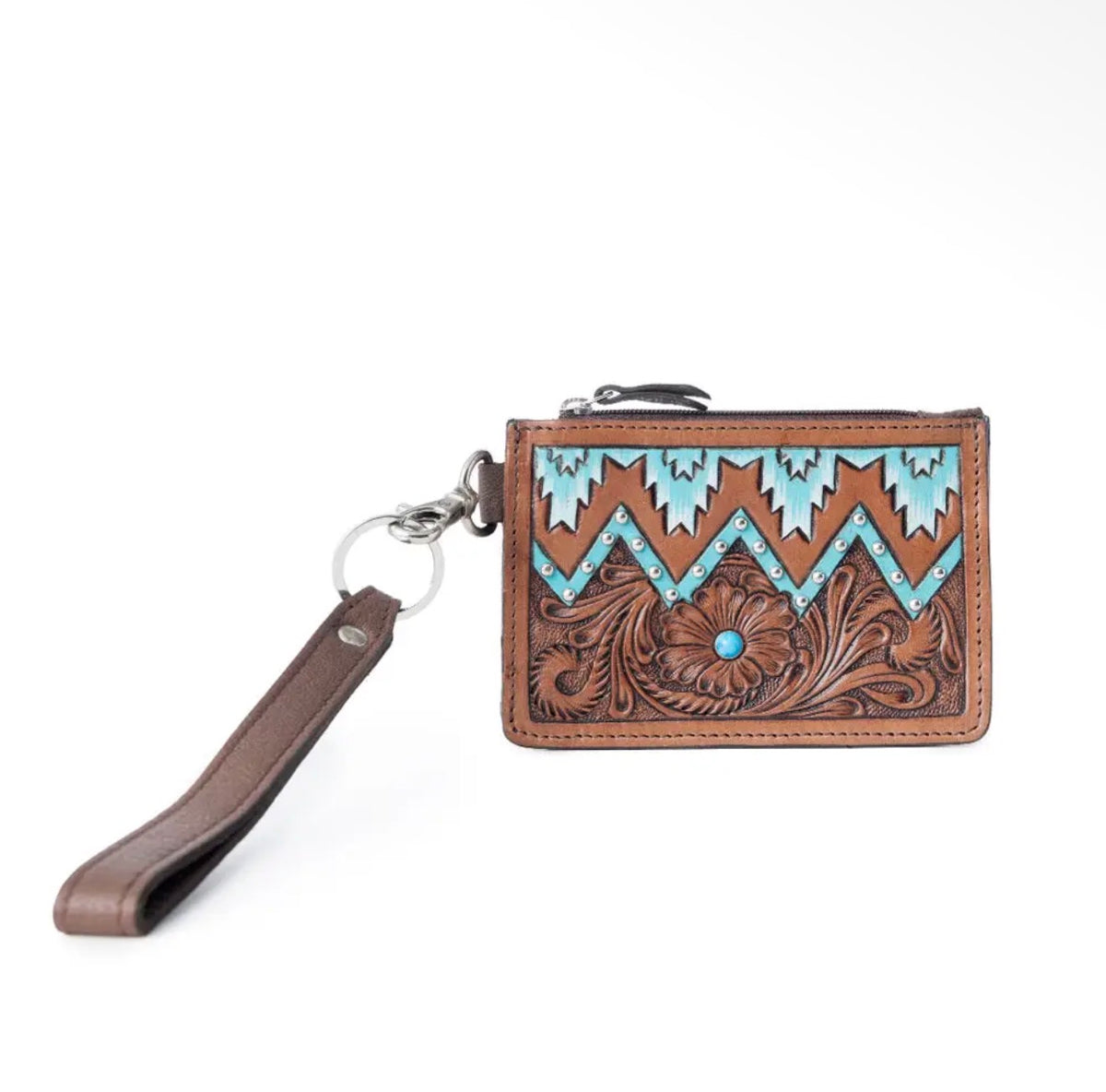Turquoise Trails Wristlet
