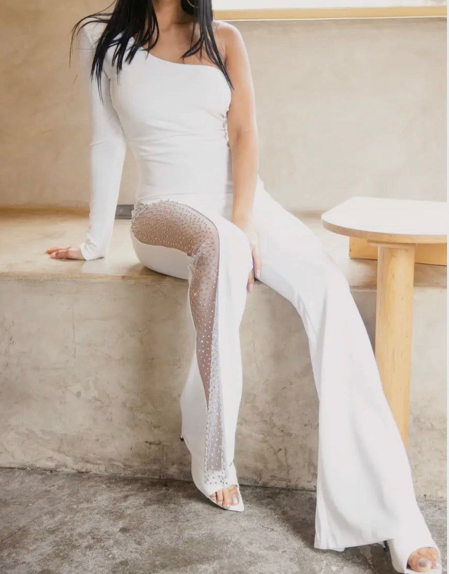 One Shoulder Jumpsuit