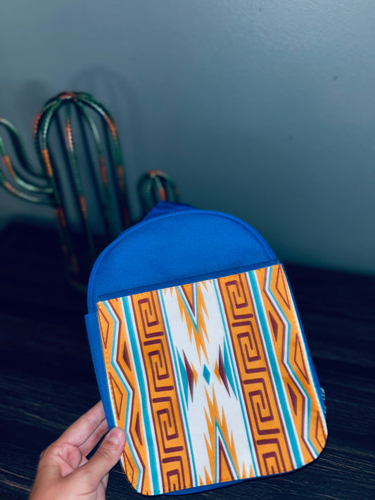 Orange Saddle Pad Lunch Box